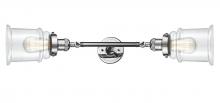 Innovation Lighting 208L-PC-G182-LED - Canton - 2 Light - 6 inch - Polished Chrome - Adjustable Bath Vanity Light