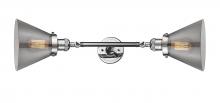 Innovation Lighting 208L-PC-G43-LED - Cone - 2 Light - 8 inch - Polished Chrome - Adjustable Bath Vanity Light