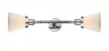Innovation Lighting 208L-PC-G61 - Cone - 2 Light - 6 inch - Polished Chrome - Adjustable Bath Vanity Light