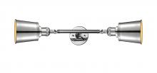 Innovation Lighting 208L-PC-M9-PC-LED - Addison - 2 Light - 5 inch - Polished Chrome - Adjustable Bath Vanity Light