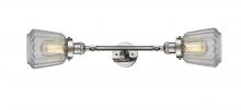 Innovation Lighting 208L-PN-G142 - Chatham - 2 Light - 7 inch - Polished Nickel - Adjustable Bath Vanity Light
