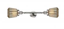 Innovation Lighting 208L-PN-G146 - Chatham - 2 Light - 7 inch - Polished Nickel - Adjustable Bath Vanity Light