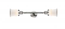 Innovation Lighting 208L-PN-G181S - Canton - 2 Light - 6 inch - Polished Nickel - Adjustable Bath Vanity Light