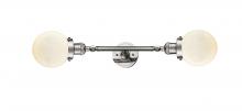 Innovation Lighting 208L-PN-G201-6 - Beacon - 2 Light - 6 inch - Polished Nickel - Adjustable Bath Vanity Light