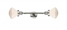 Innovation Lighting 208L-PN-G321 - Olean - 2 Light - 7 inch - Polished Nickel - Adjustable Bath Vanity Light