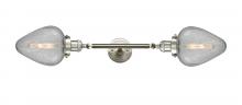 Innovation Lighting 208L-SN-G165-LED - Geneseo - 2 Light - 7 inch - Brushed Satin Nickel - Adjustable Bath Vanity Light