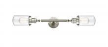 Innovation Lighting 208L-SN-G312-LED - Dover - 2 Light - 5 inch - Brushed Satin Nickel - Adjustable Bath Vanity Light