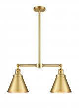Innovation Lighting 209-SG-M13-SG-LED - Appalachian - 2 Light - 23 inch - Satin Gold - Stem Hung - Adjustable Island Light