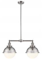 Innovation Lighting 209-SN-HFS-81-SN - Hampden - 2 Light - 18 inch - Brushed Satin Nickel - Stem Hung - Adjustable Island Light
