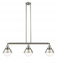 Innovation Lighting 213-SN-HFS-62-SN-LED - Hampden - 3 Light - 40 inch - Brushed Satin Nickel - Stem Hung - Adjustable Island Light