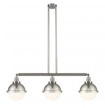 Innovation Lighting 213-SN-HFS-81-SN - Hampden - 3 Light - 42 inch - Brushed Satin Nickel - Stem Hung - Adjustable Island Light