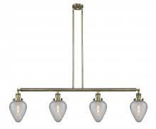 Innovation Lighting 214-AB-G165-LED - Geneseo - 4 Light - 52 inch - Antique Brass - Stem Hung - Adjustable Island Light