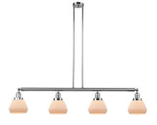 Innovation Lighting 214-PC-G171-LED - Fulton - 4 Light - 51 inch - Polished Chrome - Stem Hung - Adjustable Island Light