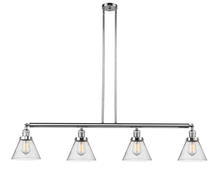 Innovation Lighting 214-PC-G44-LED - Cone - 4 Light - 52 inch - Polished Chrome - Stem Hung - Adjustable Island Light