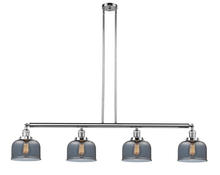 Innovation Lighting 214-PC-G73-LED - Bell - 4 Light - 53 inch - Polished Chrome - Stem Hung - Adjustable Island Light