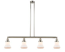Innovation Lighting 214-PN-G191-LED - Bellmont - 4 Light - 51 inch - Polished Nickel - Stem Hung - Adjustable Island Light