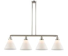 Innovation Lighting 214-PN-G41-L - Cone - 4 Light - 56 inch - Polished Nickel - Stem Hung - Adjustable Island Light