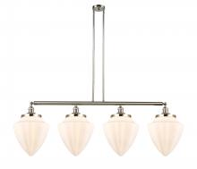 Innovation Lighting 214-PN-G661-12 - Bullet - 4 Light - 50 inch - Polished Nickel - Stem Hung - Adjustable Island Light