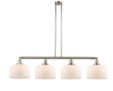 Innovation Lighting 214-PN-G71-L - Bell - 4 Light - 54 inch - Polished Nickel - Stem Hung - Adjustable Island Light