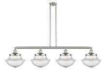Innovation Lighting 214-SN-G544-LED - Oxford - 4 Light - 54 inch - Brushed Satin Nickel - Stem Hung - Adjustable Island Light