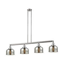 Innovation Lighting 214-SN-G78-LED - Bell - 4 Light - 53 inch - Brushed Satin Nickel - Stem Hung - Adjustable Island Light