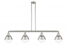 Innovation Lighting 214-SN-HFS-62-SN-LED - Hampden - 4 Light - 52 inch - Brushed Satin Nickel - Stem Hung - Adjustable Island Light