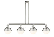 Innovation Lighting 214-SN-HFS-81-SN - Hampden - 4 Light - 54 inch - Brushed Satin Nickel - Stem Hung - Adjustable Island Light