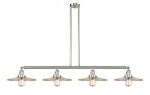 Innovation Lighting 214-SN-MFR-SN-12-LED - Appalachian - 4 Light - 57 inch - Brushed Satin Nickel - Stem Hung - Adjustable Island Light