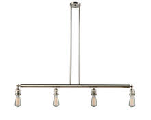 Innovation Lighting 214NH-PN - Bare Bulb 4 Light Island Light