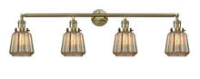 Innovation Lighting 215-AB-G146-LED - Chatham - 4 Light - 42 inch - Antique Brass - Adjustable Bath Vanity Light