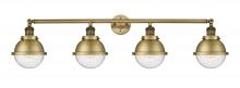Innovation Lighting 215-BB-HFS-64-BB-LED - Hampden - 4 Light - 46 inch - Brushed Brass - Adjustable Bath Vanity Light