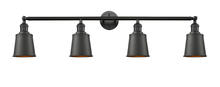Innovation Lighting 215-OB-M9-OB - Addison - 4 Light - 42 inch - Oil Rubbed Bronze - Adjustable Bath Vanity Light