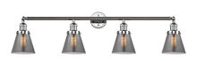 Innovation Lighting 215-PC-G63-LED - Cone - 4 Light - 42 inch - Polished Chrome - Adjustable Bath Vanity Light