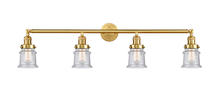 Innovation Lighting 215-SG-G184S-LED - Canton - 4 Light - 42 inch - Satin Gold - Adjustable Bath Vanity Light