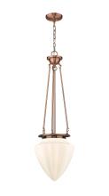 Innovation Lighting 221-1P-AC-G661-12 - Beacon - 1 Light - 14 inch - Antique Copper - Chain Hung - Pendant