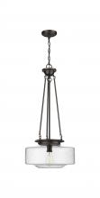 Innovation Lighting 221-1P-OB-G694-16 - Bridgeton - 1 Light - 16 inch - Oil Rubbed Bronze - Chain Hung - Pendant