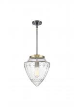 Innovation Lighting 221-1S-BAB-G664-12 - Beacon - 1 Light - 16 inch - Black Antique Brass - Stem Hung - Pendant