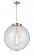 Innovation Lighting 221-1S-SN-G204-18-LED - Beacon - 1 Light - 18 inch - Brushed Satin Nickel - Stem Hung - Pendant
