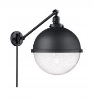 Innovation Lighting 237-BK-HFS-124-BK-LED - Hampden - 1 Light - 13 inch - Matte Black -Adjustable Swing Arm