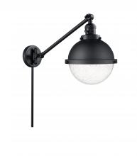 Innovation Lighting 237-BK-HFS-84-BK-LED - Hampden - 1 Light - 9 inch - Matte Black -Adjustable Swing Arm