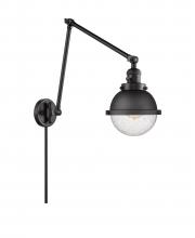 Innovations Lighting 238-BK-HFS-64-BK-LED - Hampden Swing Arm With Switch