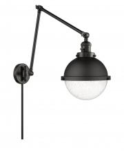 Innovation Lighting 238-BK-HFS-84-BK-LED - Hampden - 1 Light - 9 inch - Matte Black -Adjustable Swing Arm