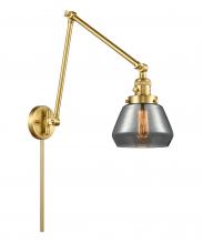 Innovation Lighting 238-SG-G173 - Fulton - 1 Light - 8 inch - Satin Gold -Adjustable Swing Arm