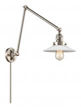 Innovation Lighting 238-SN-G1 - Halophane - 1 Light - 9 inch - Brushed Satin Nickel -Adjustable Swing Arm