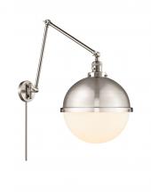 Innovation Lighting 238-SN-HFS-121-SN - Hampden - 1 Light - 13 inch - Brushed Satin Nickel -Adjustable Swing Arm