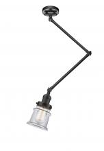 Innovation Lighting 238C-OB-G182S-LED - Canton - 1 Light - 14 inch - Oil Rubbed Bronze - Flush Mount