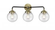 Innovations Lighting 284-3W-BAB-G202-6 - Beacon - 3 Light - 24 inch - Black Antique Brass - Bath Vanity Light