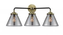 Innovation Lighting 284-3W-BAB-G43-LED - Cone - 3 Light - 26 inch - Black Antique Brass - Bath Vanity Light