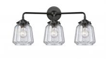 Innovation Lighting 284-3W-OB-G142 - Chatham - 3 Light - 24 inch - Oil Rubbed Bronze - Bath Vanity Light