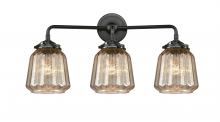 Innovation Lighting 284-3W-OB-G146 - Chatham - 3 Light - 24 inch - Oil Rubbed Bronze - Bath Vanity Light